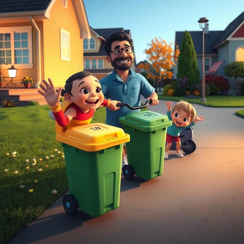 Bin Night Coloring Page