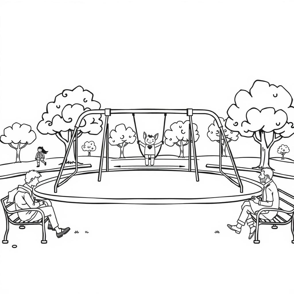 Council Park Coloring Page coloring page
