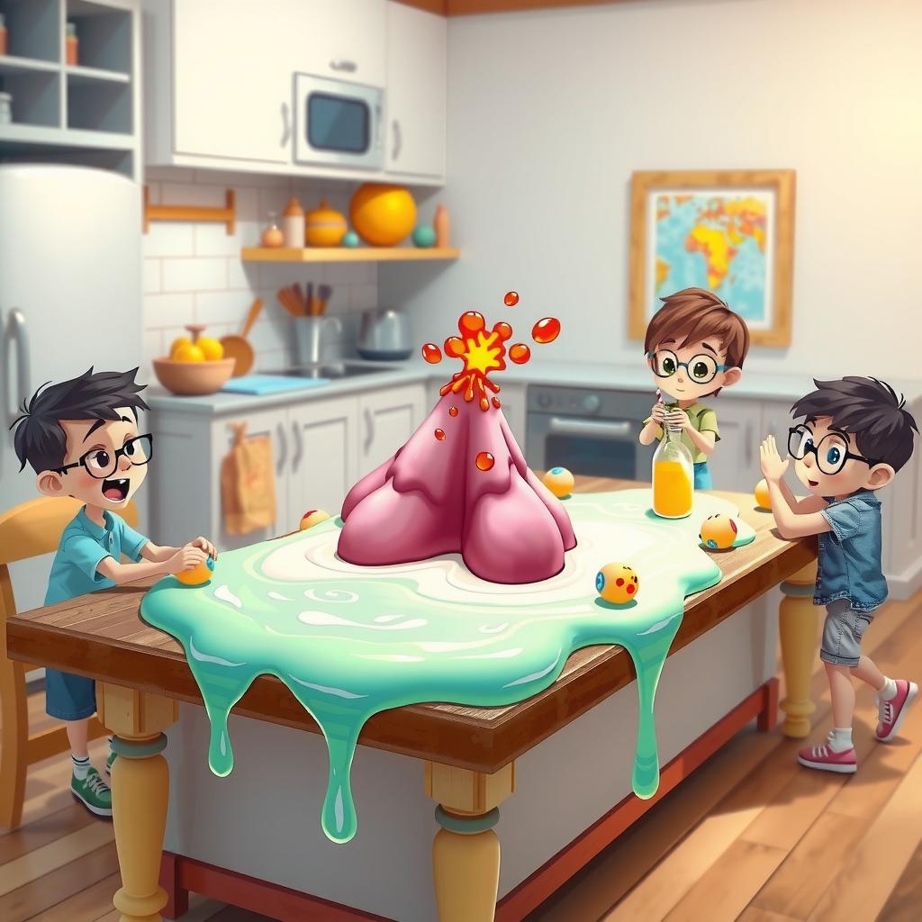 Science Experiment Coloring Page