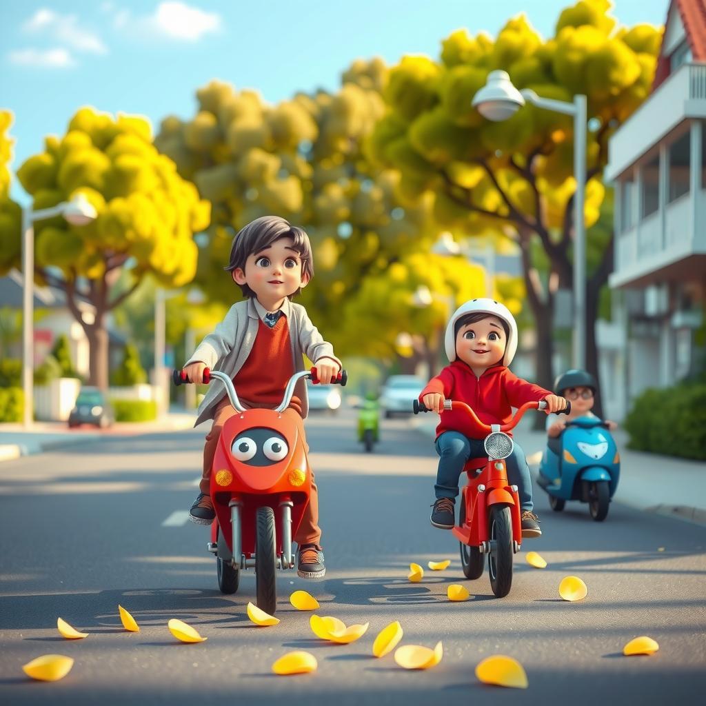 Neighbourhood Street Coloring Page