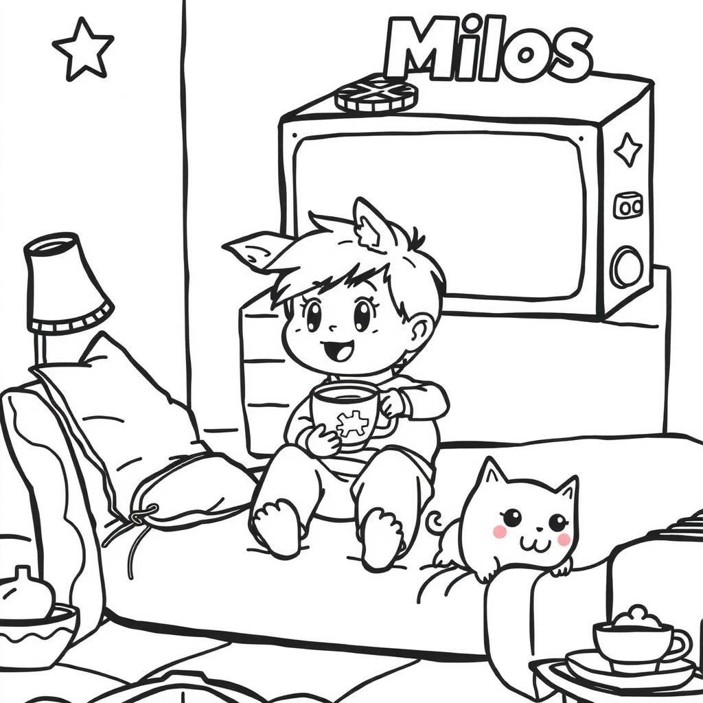 Sick Day Coloring Page coloring page