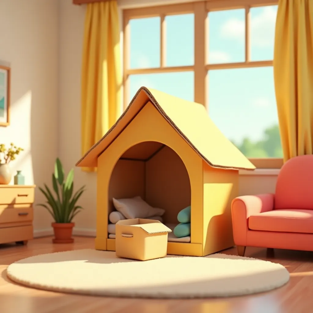 Cubby House Coloring Page