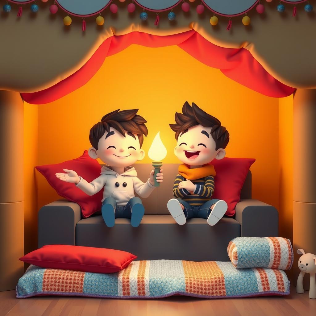 Cubby Fort Coloring Page