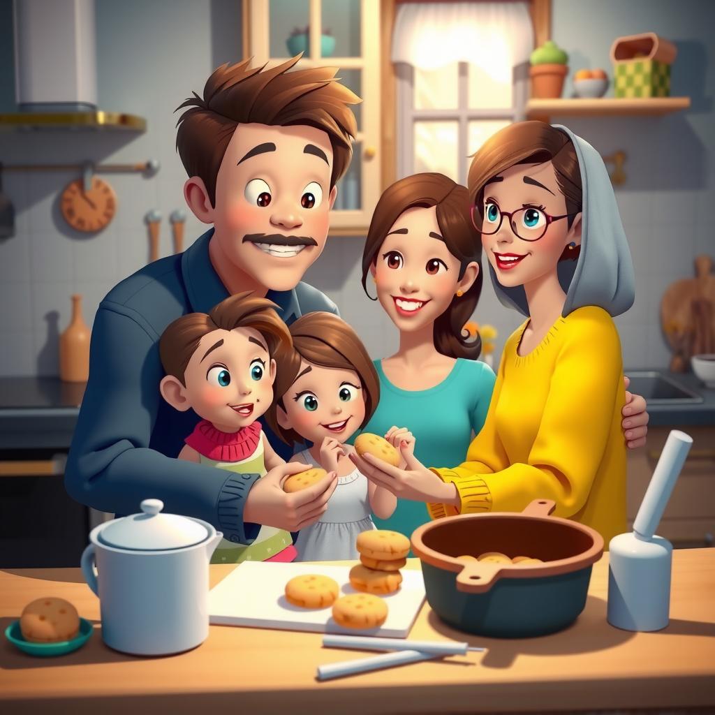 Rainy Day Baking Coloring Page