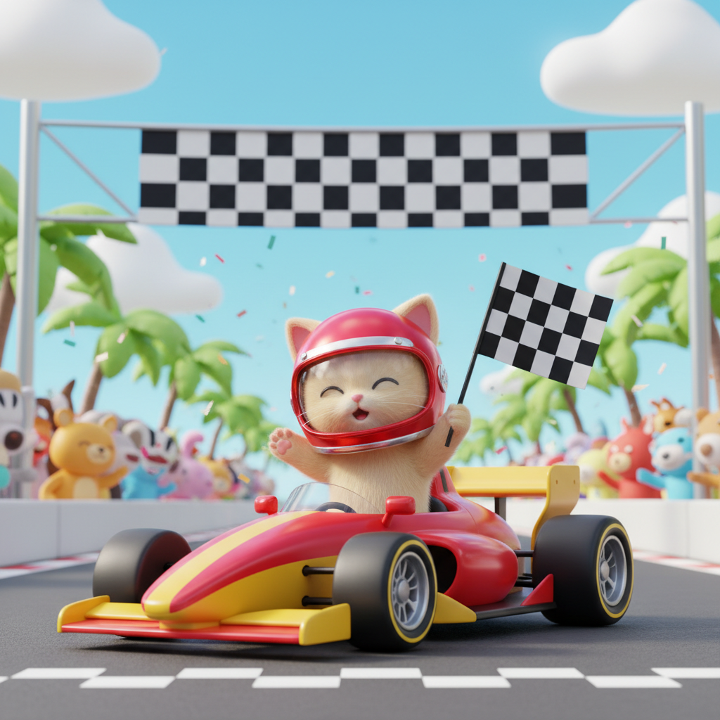 Munchkin Cat Racing Adventure — Bedtime Story for Kids