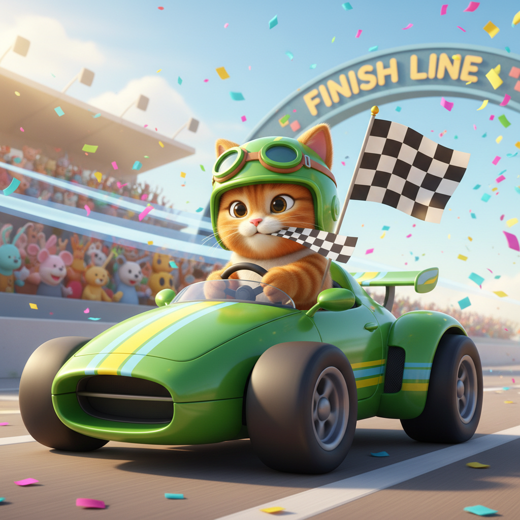 Exciting Cat Race Adventure — Bedtime Story for Kids