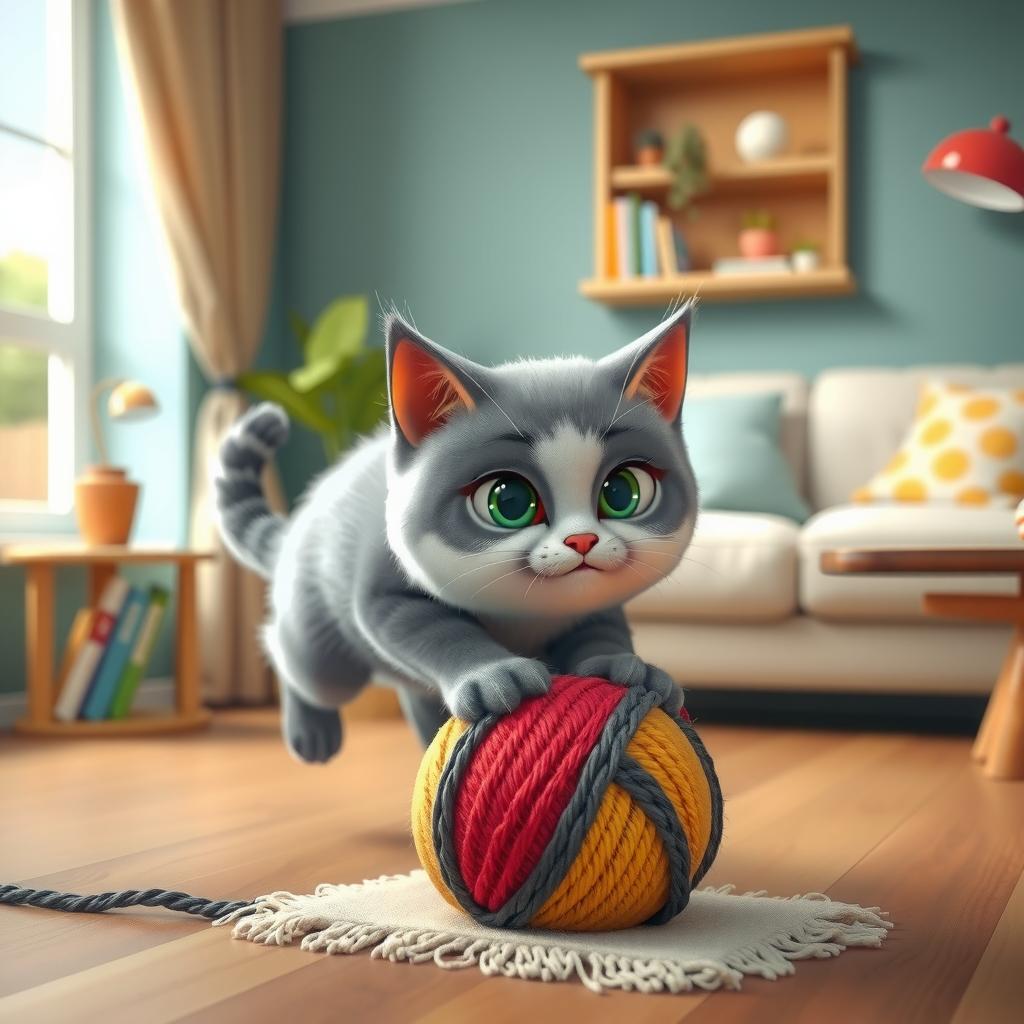 Whiskers' Yarn Adventure — Bedtime Story for Kids