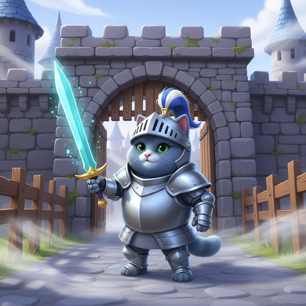 Brave Cat Knight Adventure — Bedtime Story for Kids