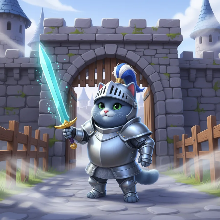 Brave Cat Knight Adventure — Bedtime Story for Kids