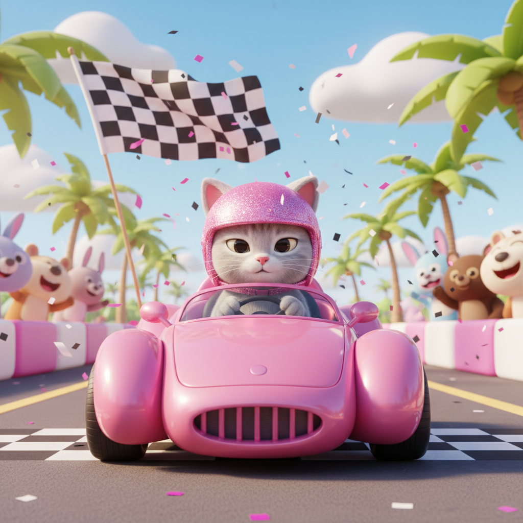 Whiskers' Racing Adventure — Bedtime Story for Kids