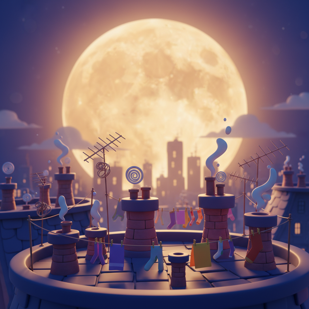 Moonlit Rooftop Adventure — Bedtime Story for Kids