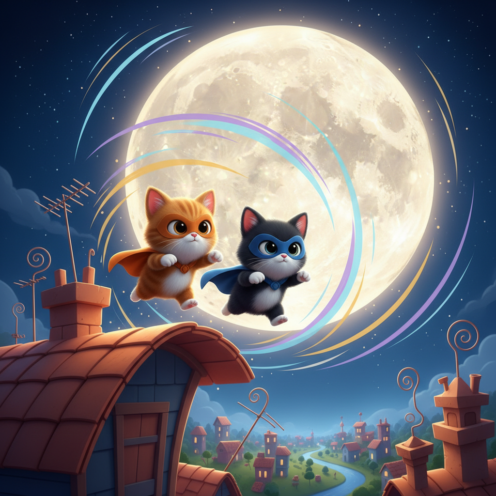 Flying Kittens Festival Magic — Bedtime Story for Kids