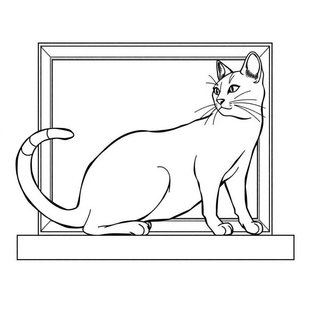 Pirate Kitten Fun — Cute Cat Coloring Page for Kids coloring page