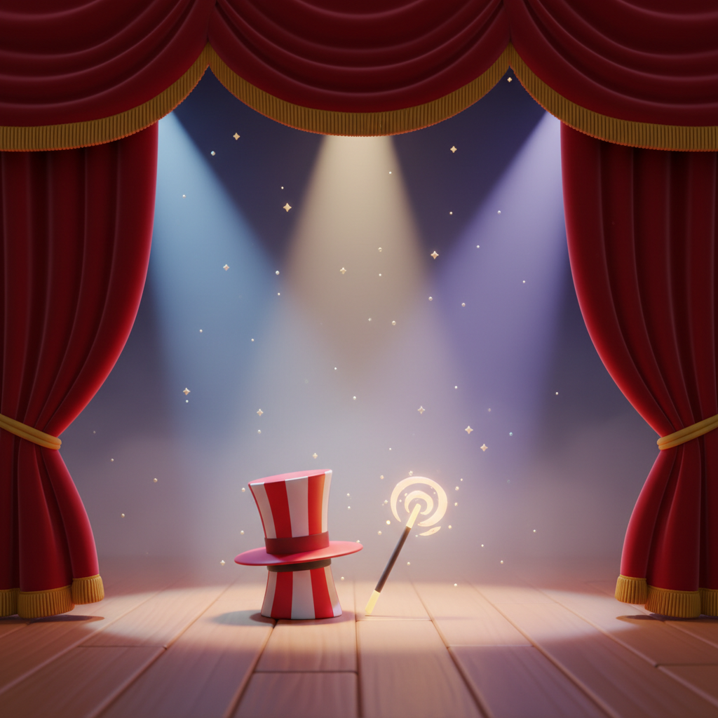 Cat Magic Stage Adventure — Bedtime Story for Kids
