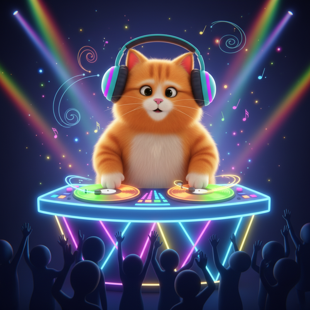 DJ Whiskers' Dance Party Adventure — Bedtime Story for Kids