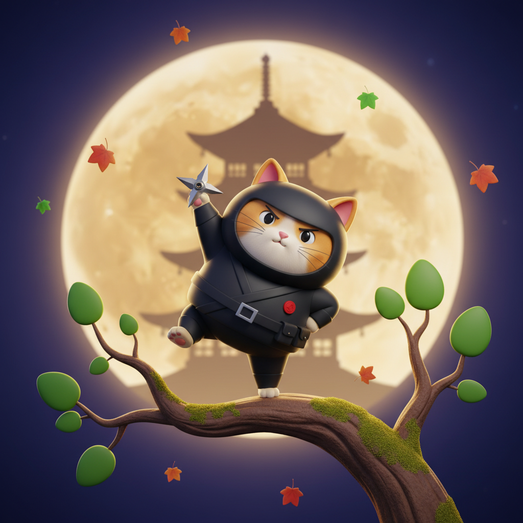 Ninja Cat Adventure — Bedtime Story for Kids