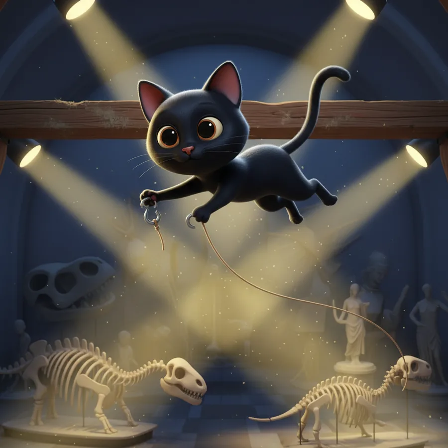 Bombay Cat Museum Adventure — Free Coloring Page for Kids