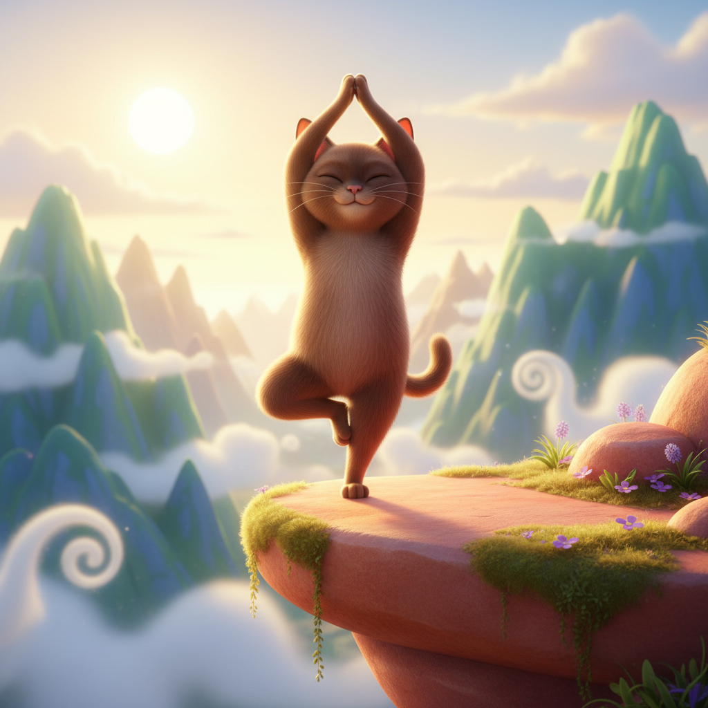Yoga Cat Adventure — Bedtime Story for Kids