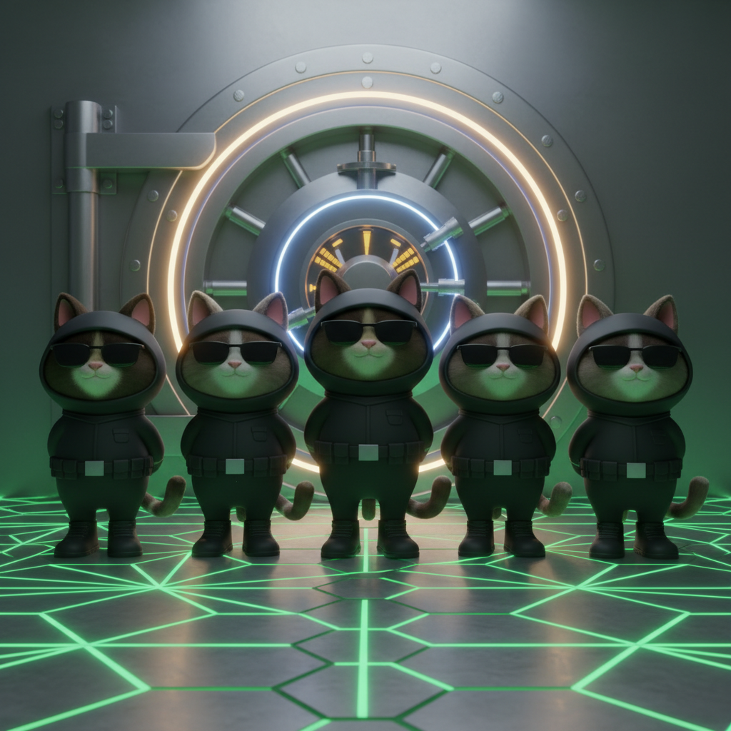 Cat Spy Squad's Vault Mission — Bedtime Story for Kids
