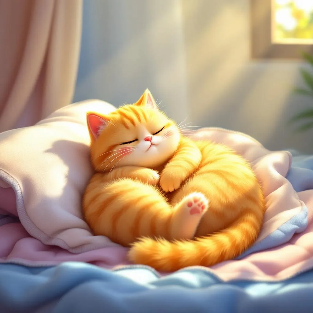 Orange Tabby Nap — Bedtime Story for Kids