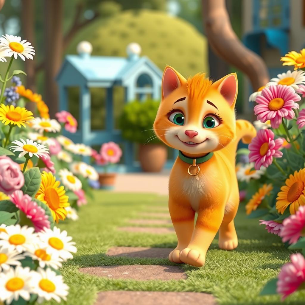 Ginger Cat's Garden Adventure — Bedtime Story for Kids