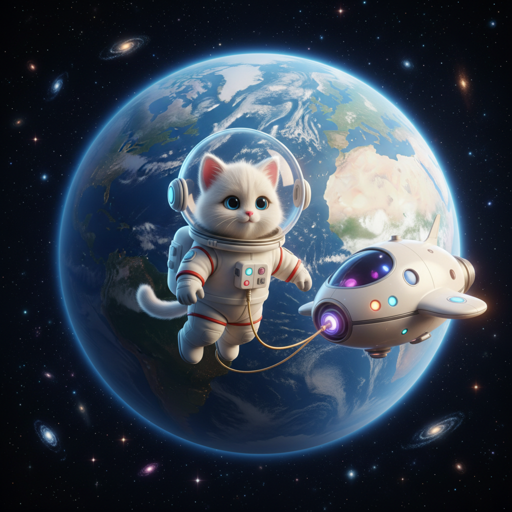 Adventurous Kitten Astronaut — Bedtime Story for Kids