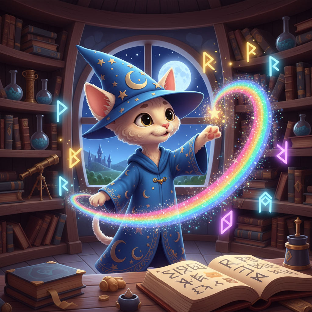 Whimsical Cat Wizard Adventure — Bedtime Story for Kids