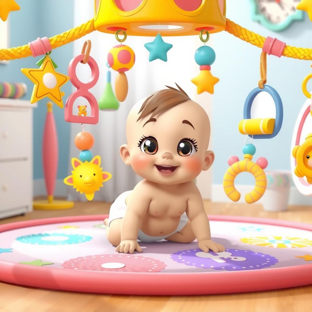 Tummy Time Coloring Page