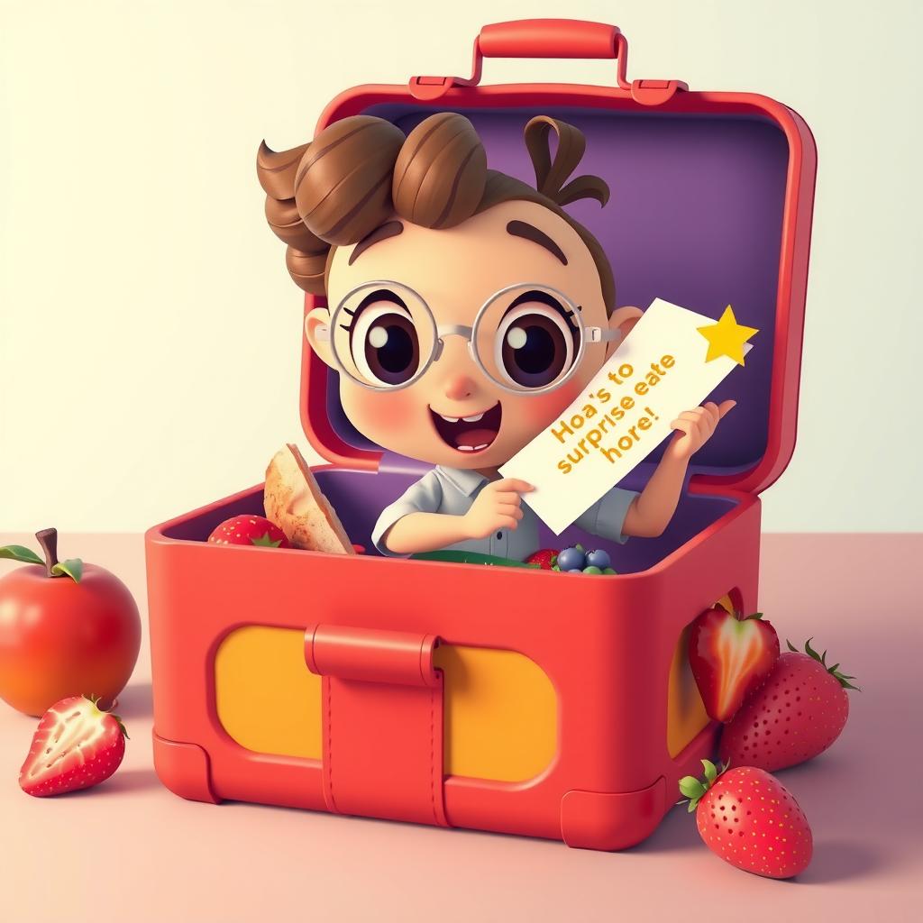 Lunchbox Surprise Coloring Page