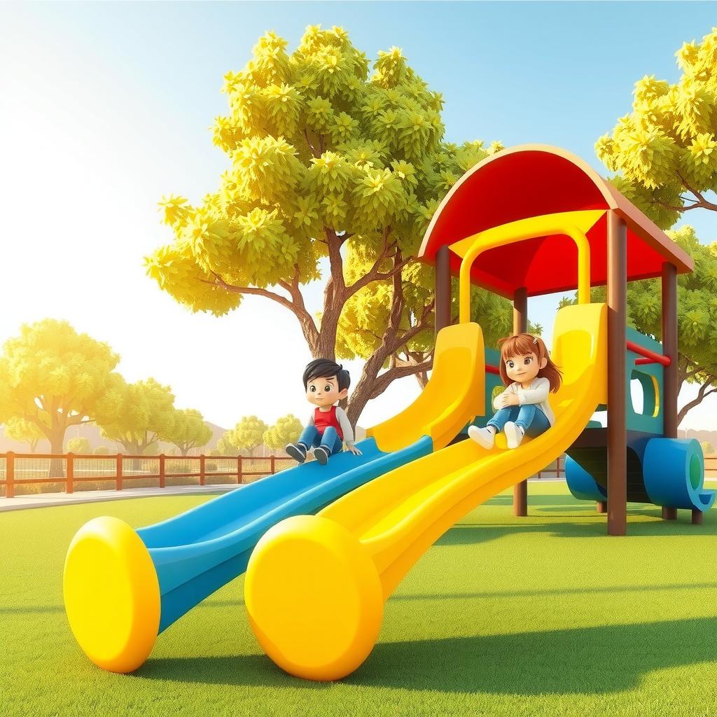 Playground Fun Coloring Page