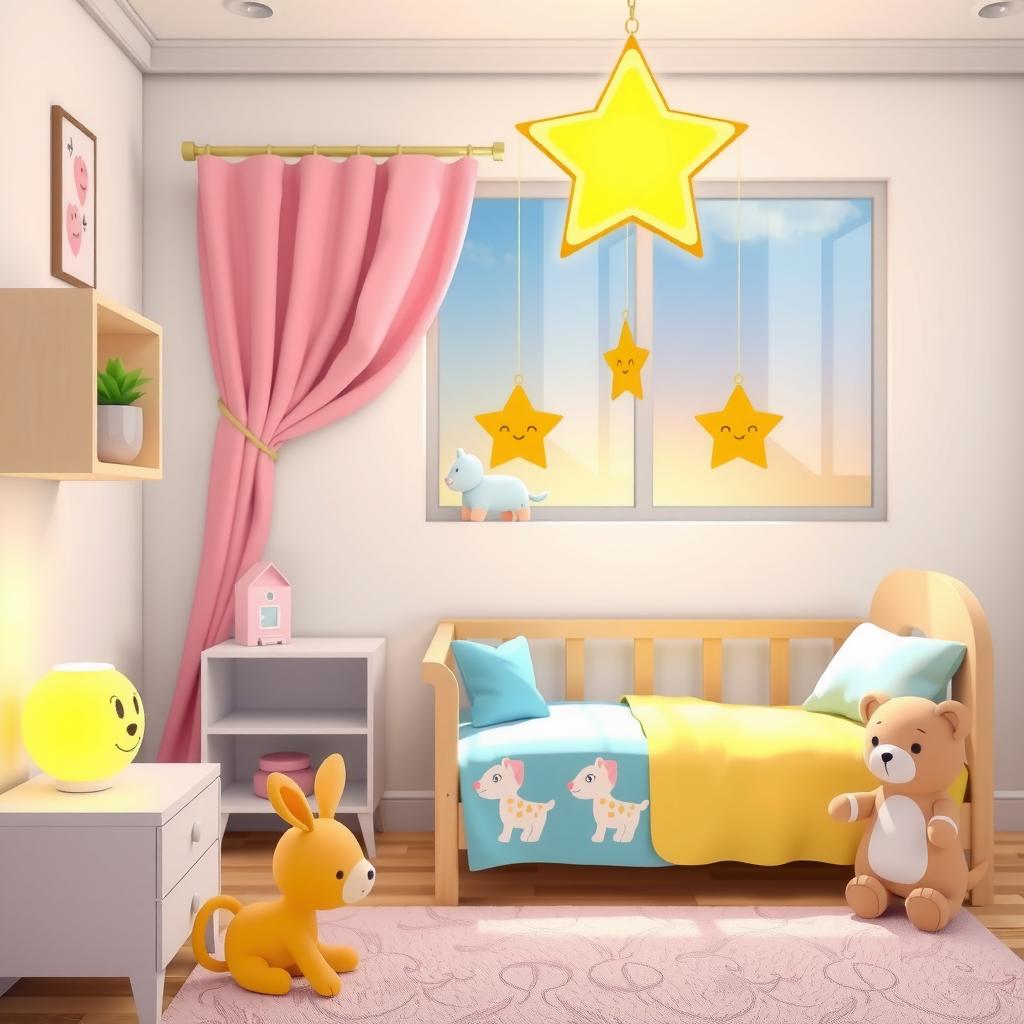 Nursery Bedroom Coloring Page