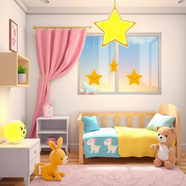 Nursery Bedroom Coloring Page
