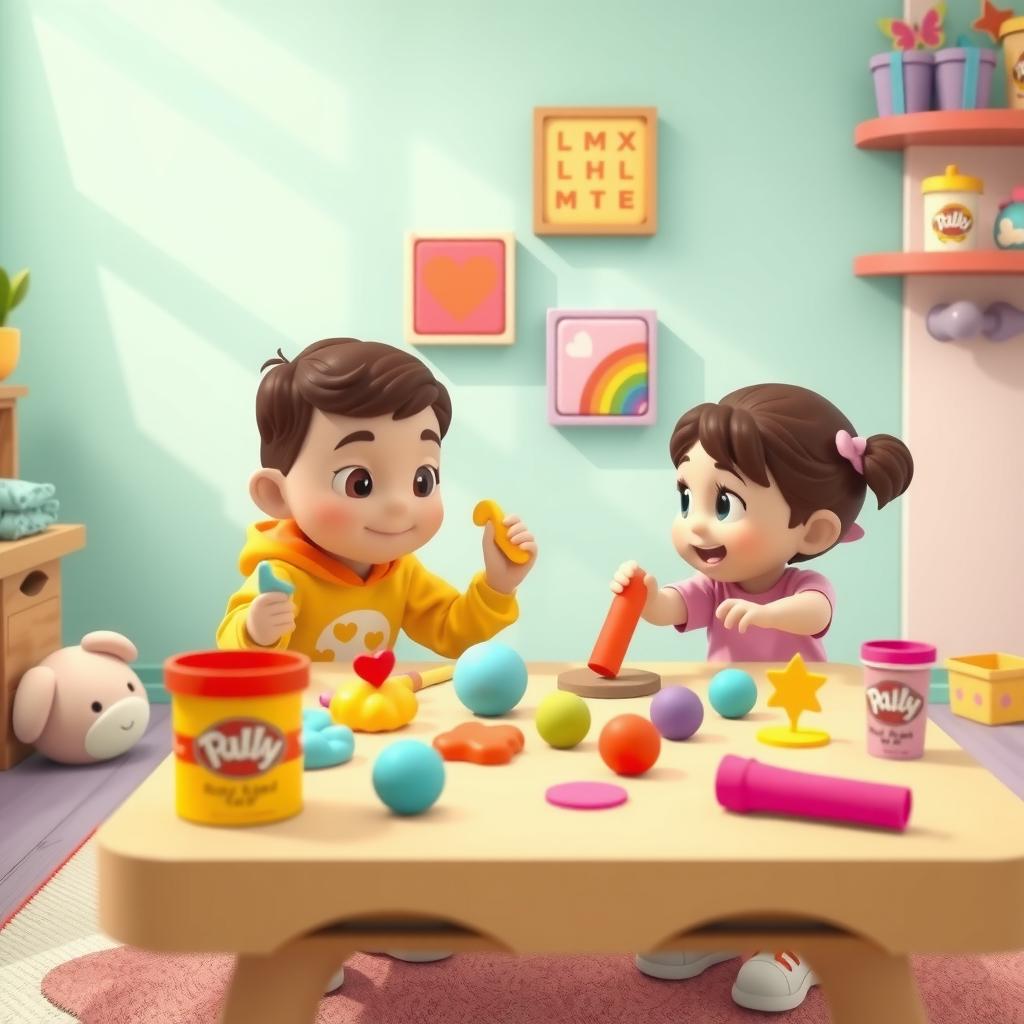 Playdough Table Coloring Page