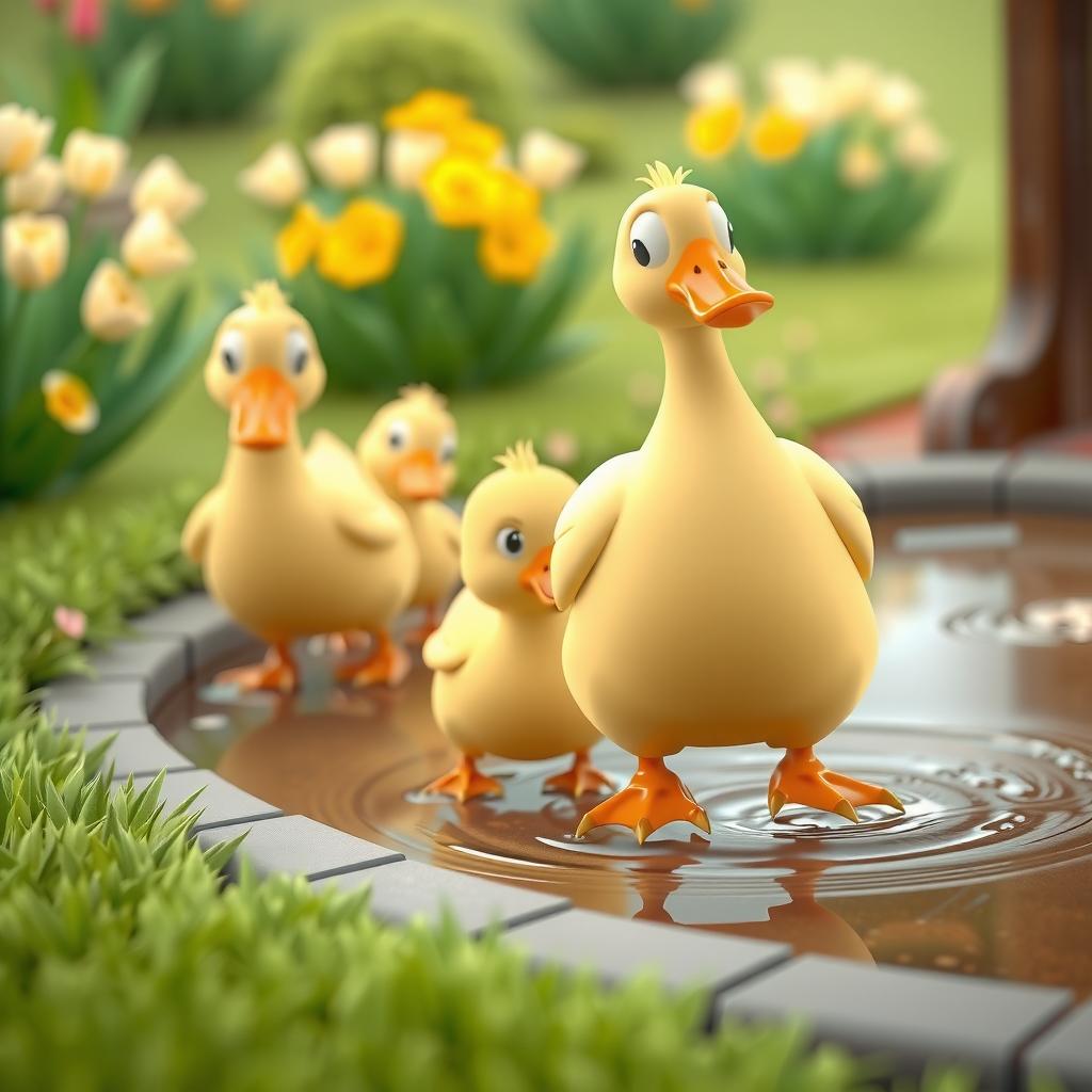 Puddle Duck Coloring Page