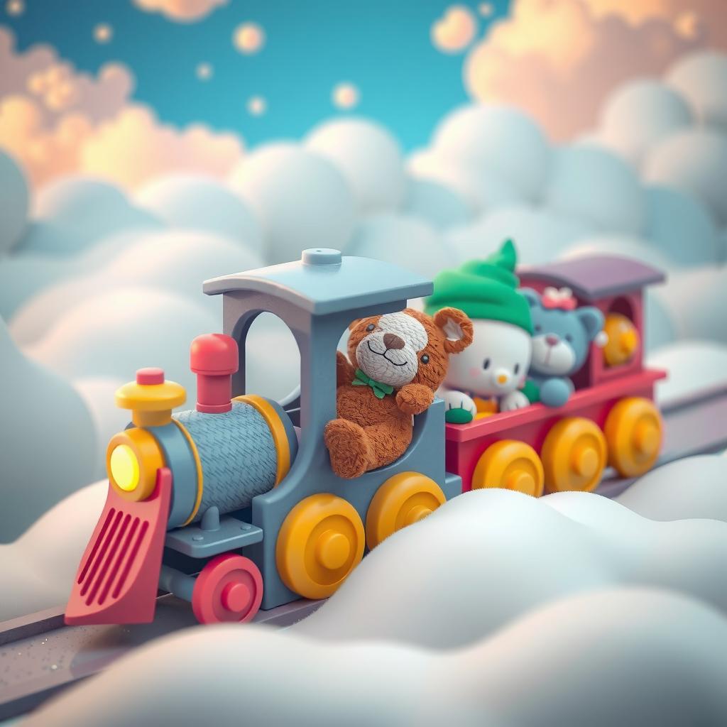 Bedtime Train Coloring Page