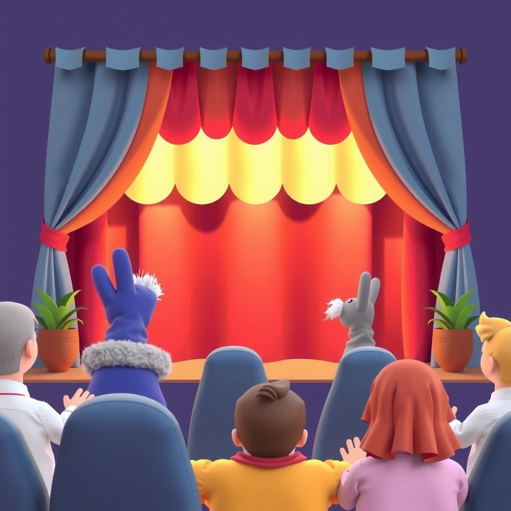 Puppet Show Coloring Page