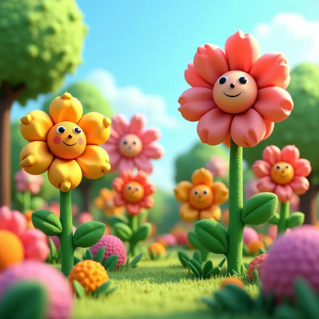 Nursery Rhyme Garden Coloring Page