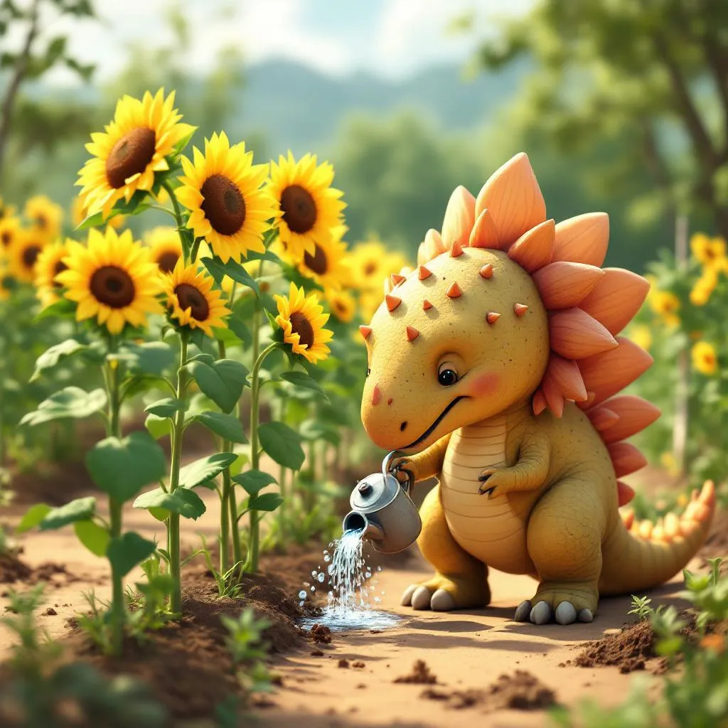 The Triceratops Flowers Story