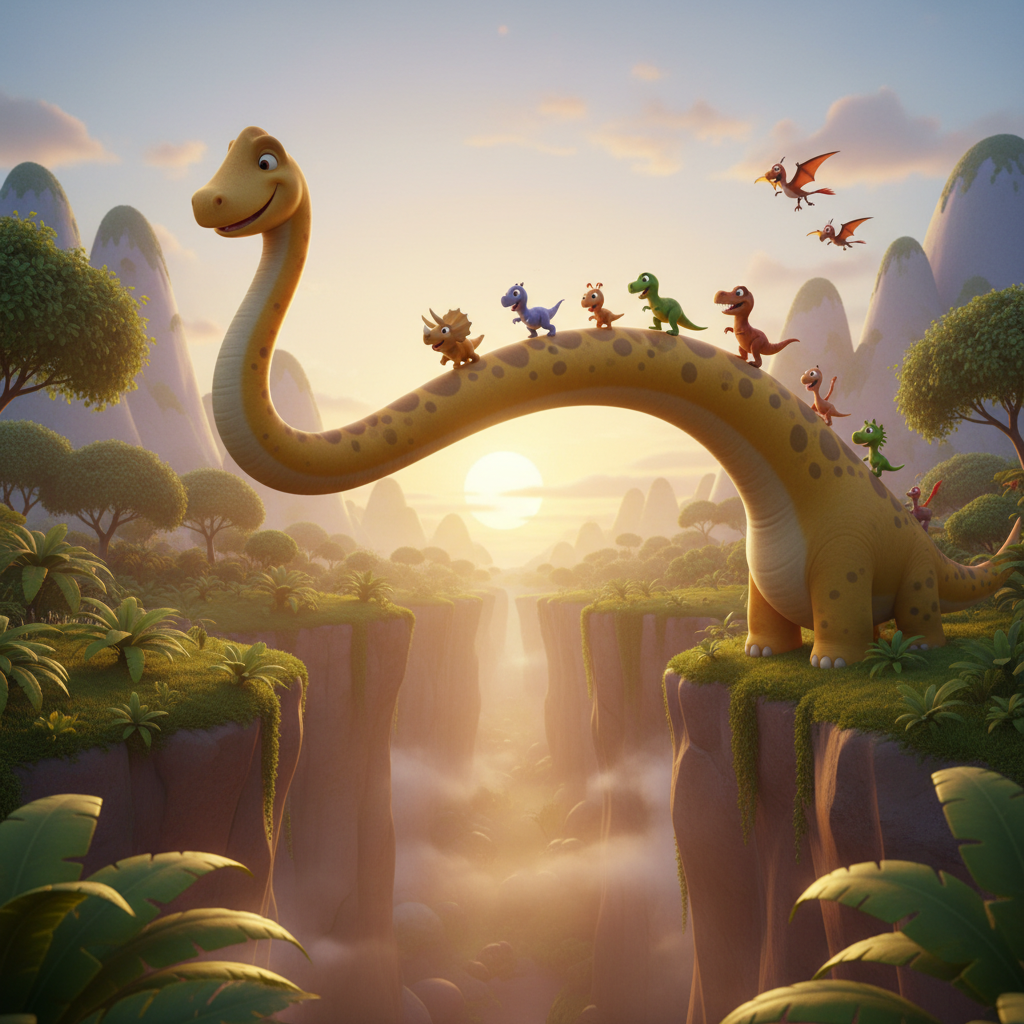 Diplodocus Adventure — Bedtime Story for Kids