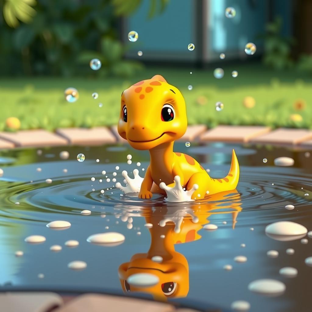 Raptor's Puddle Adventure — Bedtime Story for Kids