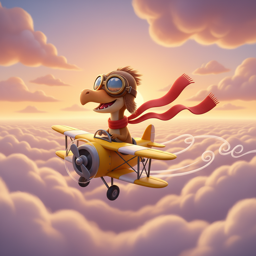 Pteranodon Flying Adventure — Bedtime Story for Kids