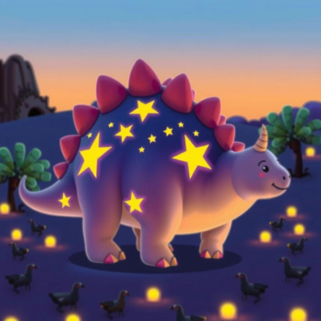Twilight Stegosaurus Journey — Bedtime Story for Kids