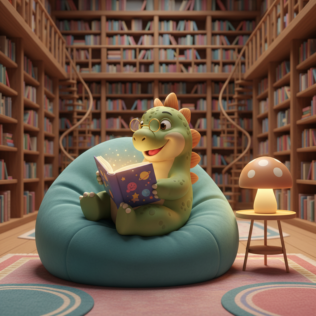 Stegosaurus Reading Adventure — Bedtime Story for Kids