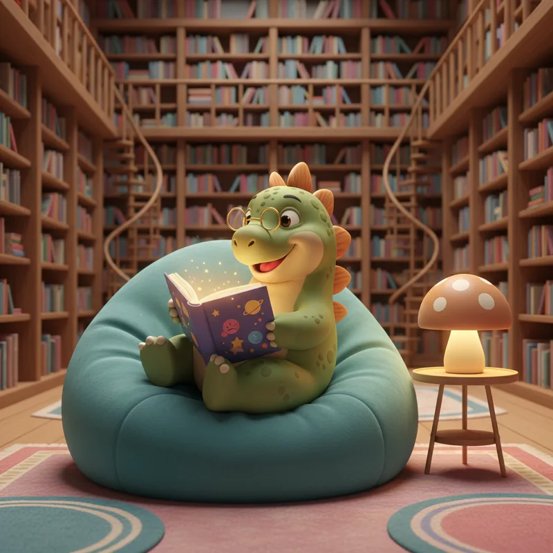Stegosaurus Reading Adventure — Bedtime Story for Kids