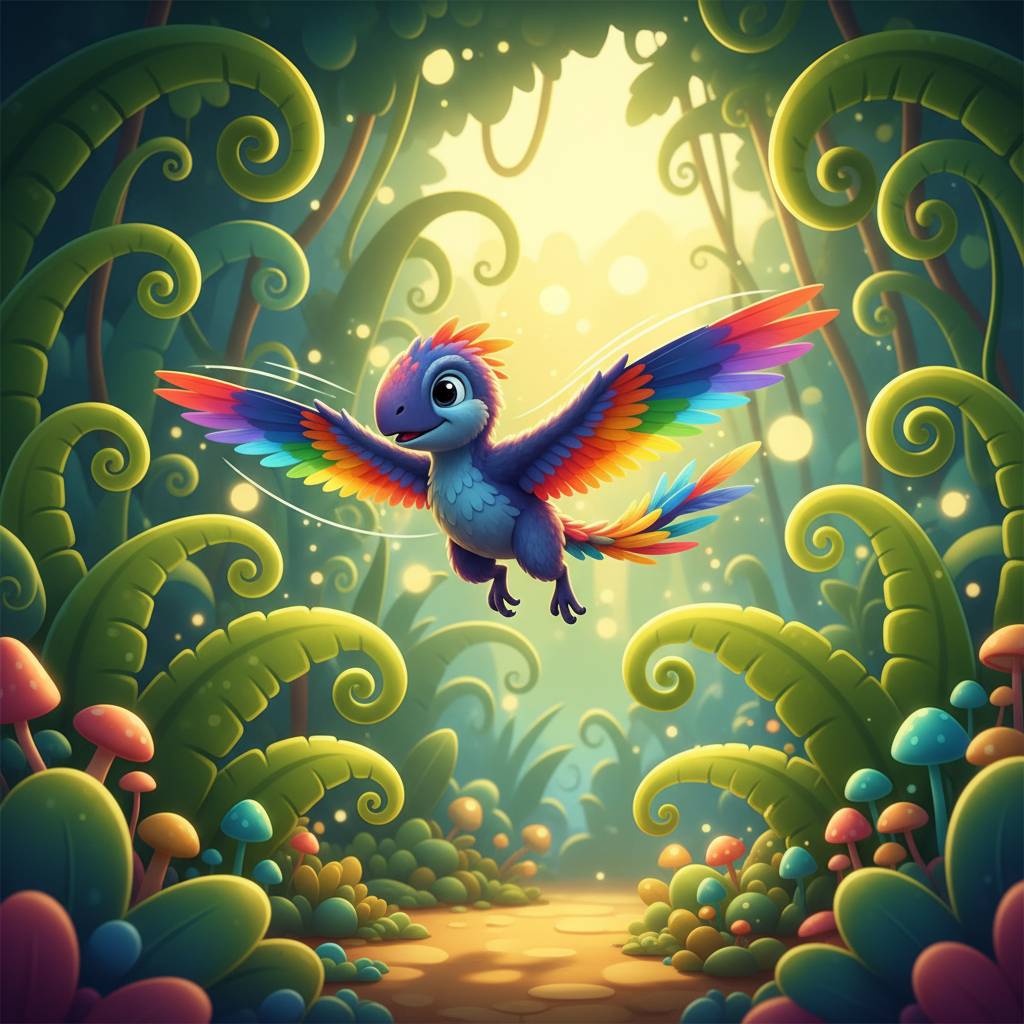Microraptor Glider Adventure — Bedtime Story for Kids