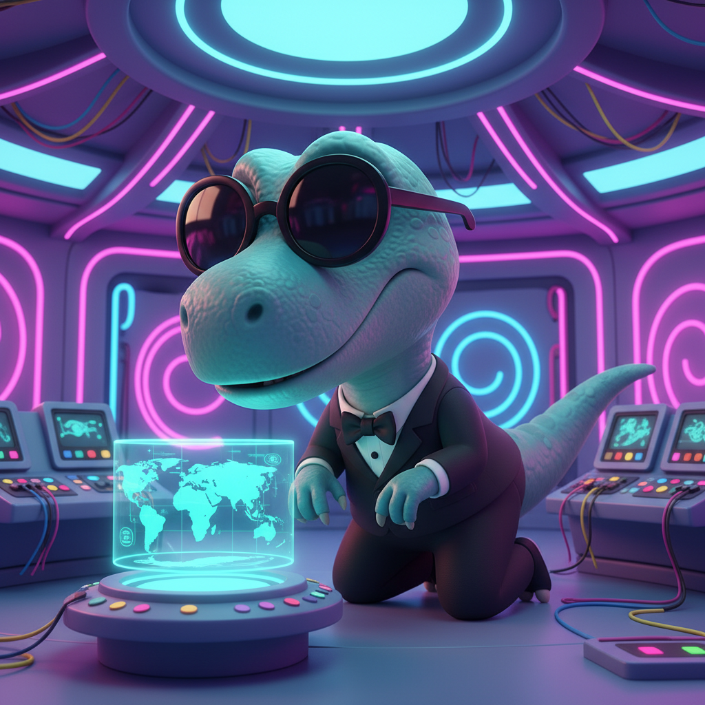 Rex's Neon Adventure — Bedtime Story for Kids