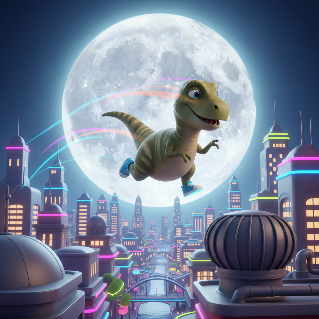 Raptor Parkour Adventure — Bedtime Story for Kids