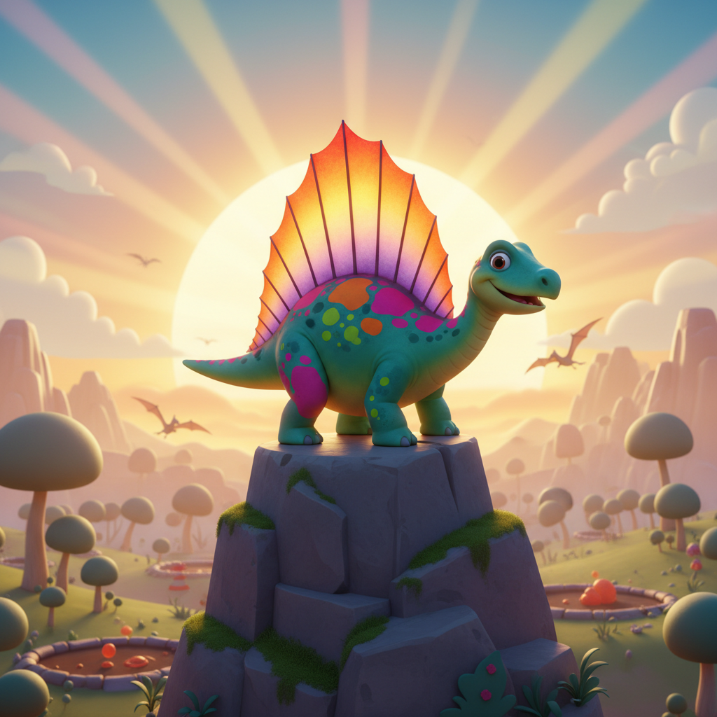 Dimetrodon Adventure — Kids Bedtime Story Free to Read