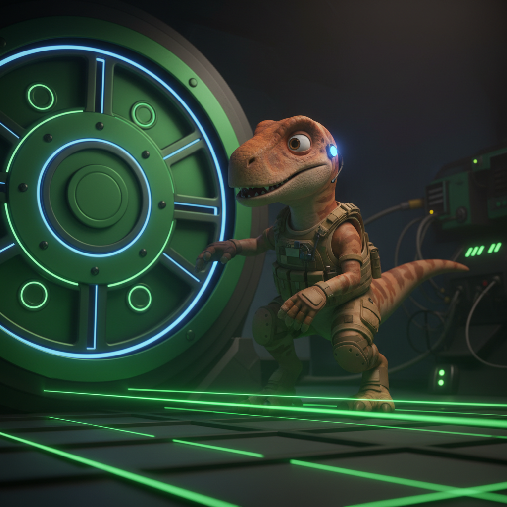 Raptor's Futuristic Quest — Bedtime Story for Kids
