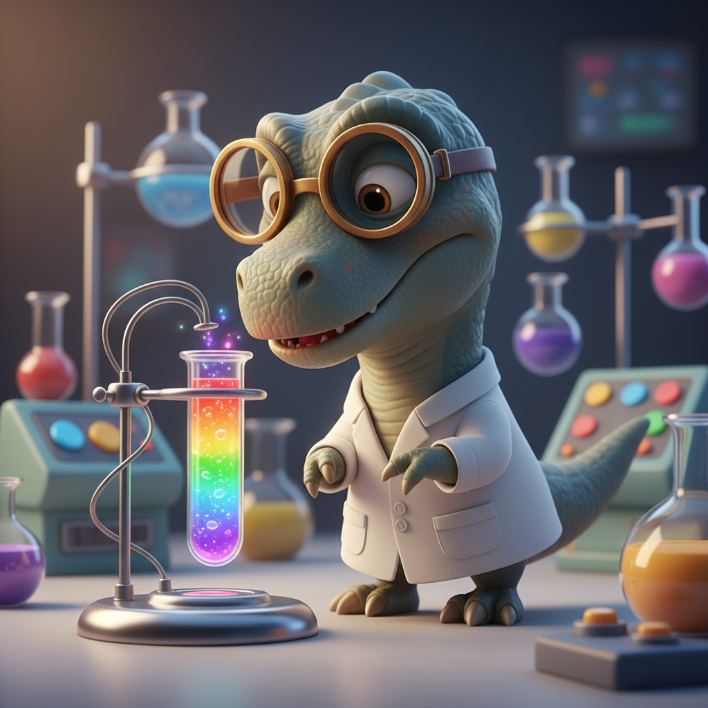Raptor Scientist Lab — Bedtime Story for Kids